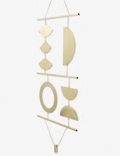 Quadrant Wall Hanging By Circle & Line -Home Furnishings LG quadrant wall brass 2