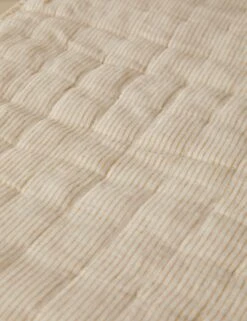 Lammin Linen Quilted Coverlet By Sarah Sherman Samuel -Home Furnishings LamminLinenCoverlet Goldenrod Queen Full A0656731 021 Product