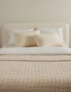 Lammin Linen Quilted Coverlet By Sarah Sherman Samuel -Home Furnishings LamminLinenCoverlet Goldenrod Queen Full A0656731 1 Product