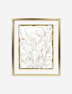 Lilies Wall Art By Laurel-Dawn Latshaw -Home Furnishings LaurelDawnLiliesGoldFrame