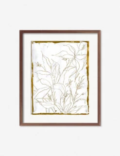 Lilies Wall Art By Laurel-Dawn Latshaw -Home Furnishings LaurelDawnLiliesWalnutFrame