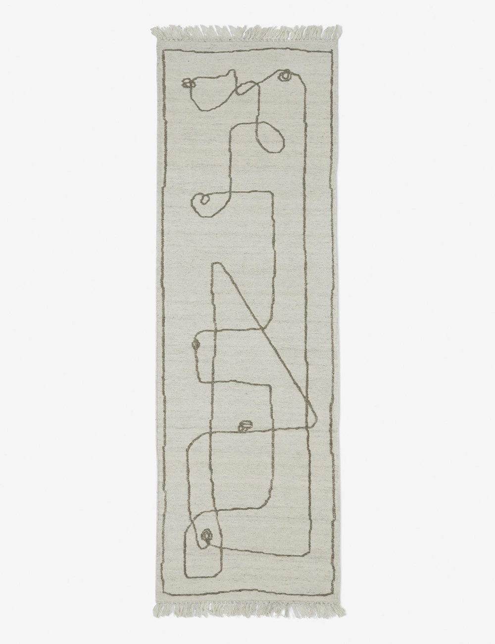 Line Drawing Flatweave Rug By Sarah Sherman Samuel 7 Line Drawing Flatweave Rug By Sarah Sherman Samuel - Image 7