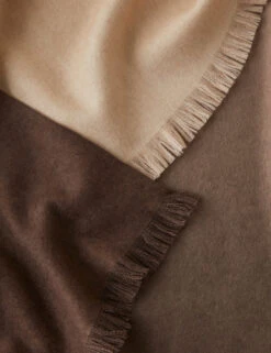 Activity Beneath The Surface Cashmere Throw By James Perkins -Home Furnishings Lulu and Georgia ActivityBeneaththeSurfaceThrow PuttyA0656308 4 Product