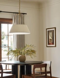 A View Of Naples Through A Window Print By Franz Ludwig Catel -Home Furnishings Lulu and Georgia DiningRoomIII MojaveTable 0388 V2 Site Crop Lifestyle 2