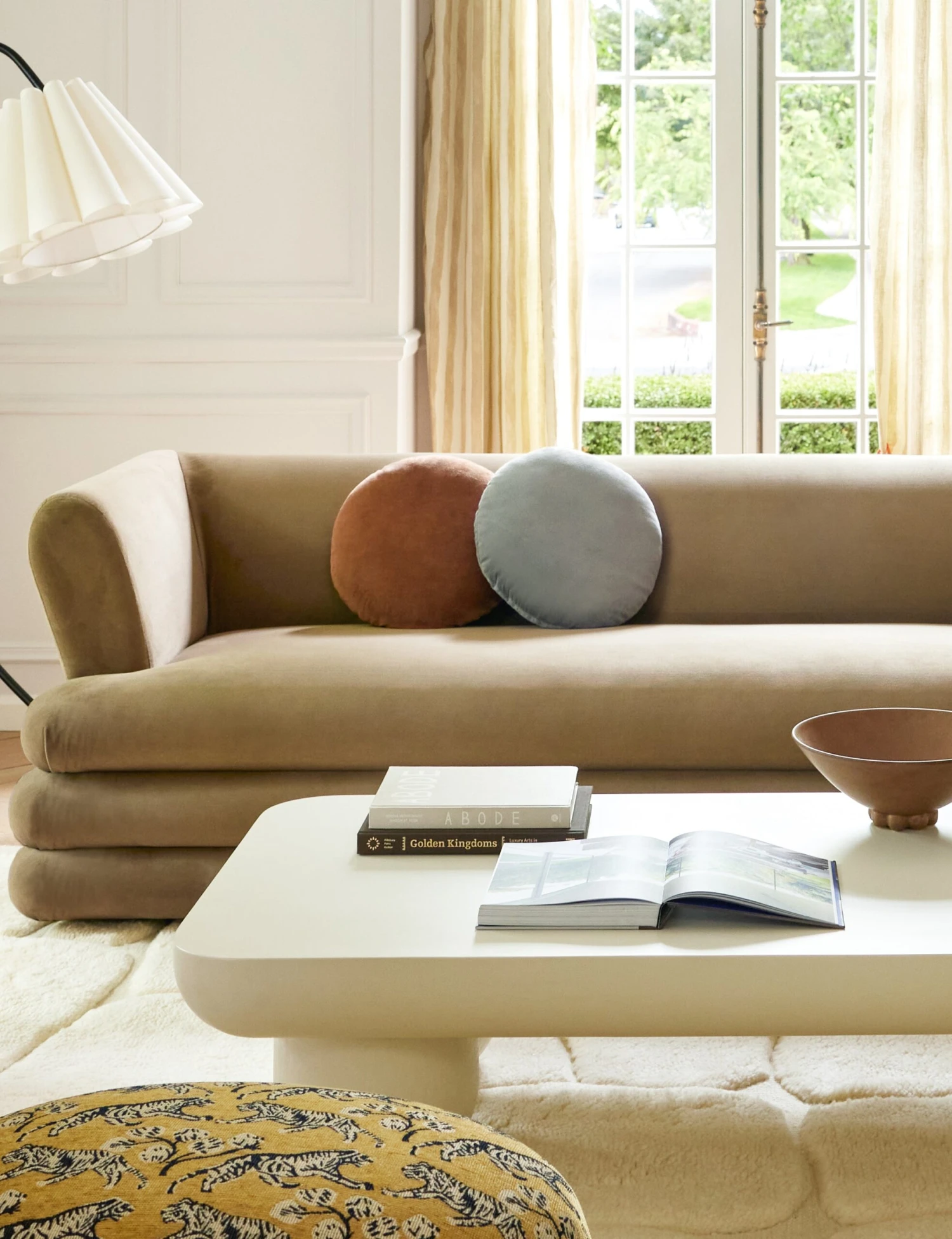 Velvet Round Pillow By Sarah Sherman Samuel 8 Velvet Round Pillow By Sarah Sherman Samuel - Image 8