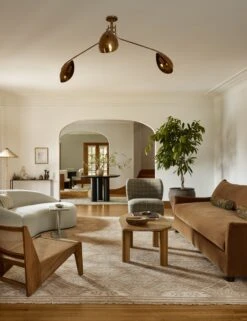 Tiger Bolster Pillow By Sarah Sherman Samuel -Home Furnishings Lulu and Georgia Main LivingRoomV 4168 Site Crop Lifestyle 2