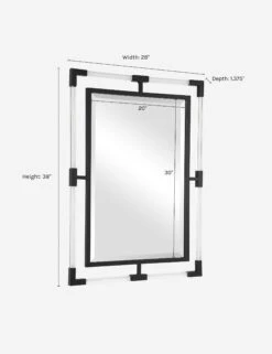 Hyperion Mirror -Home Furnishings MIR 21698 09713 dims