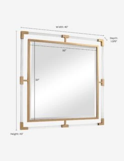 Hyperion Square Mirror -Home Furnishings MIR 21699 09714 dims