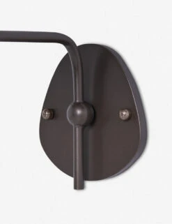 Magdalene Single Sconce -Home Furnishings MagdaleneSconceBronze WhiteShade 12744