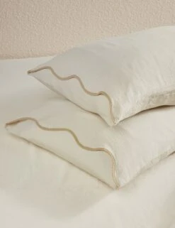 Essie Hemp Sham By Sarah Sherman Samuel -Home Furnishings OteliaHempSham Cream Standard A0656698 2 Product