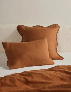 Essie Hemp Sham By Sarah Sherman Samuel -Home Furnishings OteliaHempSham Umber SiblingShot 216 Product