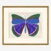 Blue Butterfly Print By Paule Marrot