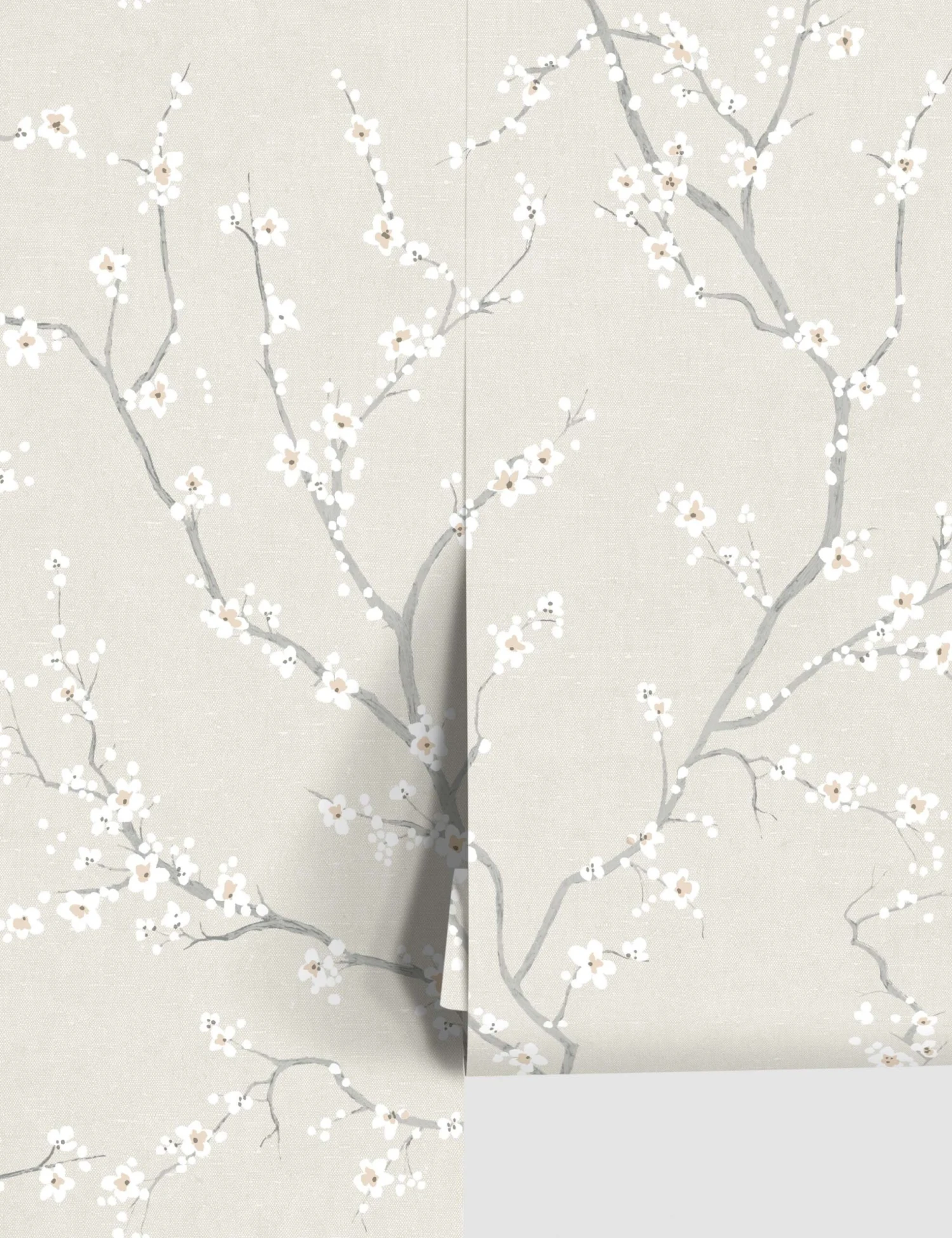 Cherry Blossom Peel + Stick Wallpaper 1 Cherry Blossom Peel + Stick Wallpaper