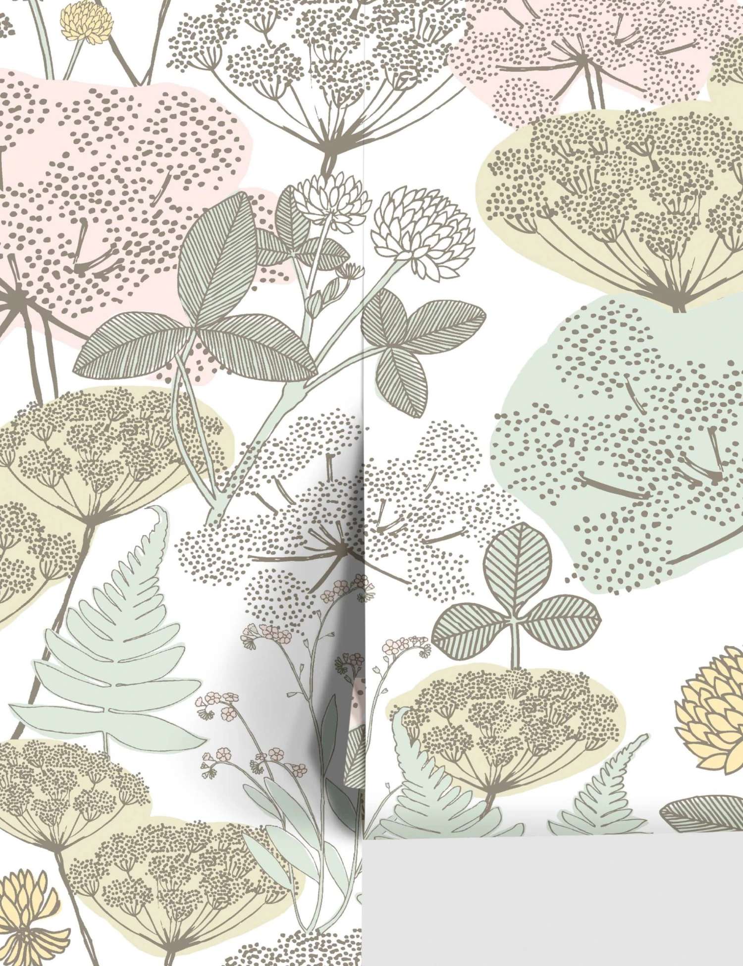 Niittypolku Peel + Stick Wallpaper By Finlayson 1 Niittypolku Peel + Stick Wallpaper By Finlayson