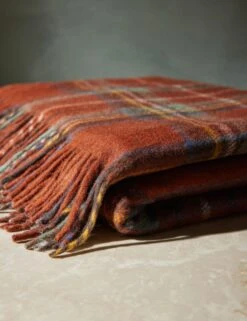 Recycled Wool Throw By Tartan Blanket Co -Home Furnishings RecycledWoolThrow StewartRoyalAntiqueTartanbyTartanBlanketCo 16187 Swatch SITECROP