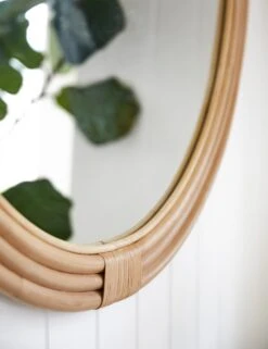Marsali Round Mirror -Home Furnishings SPMRLG NA SS23 LargeRattanPoleMirror vrt 1845 Lifestyle