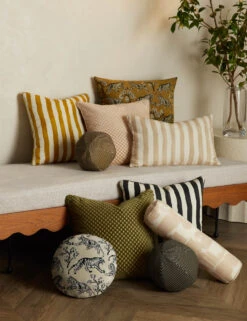 Painterly Stripe Linen Pillow By Sarah Sherman Samuel -Home Furnishings SSSPILLOWGALLERY 2276 SITECROP STUDIOLIFESTYLE 1 ce6111ec b6db 4c2c 9b38 c0a9d91e0037