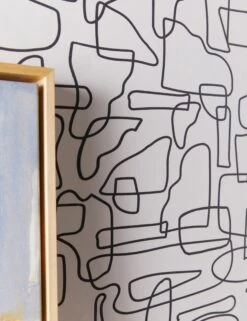 Saunders Wallpaper -Home Furnishings SaundersWallpaperSwatch BlackandWhite 1470 SITECROP STUDIOLIFESTYLE