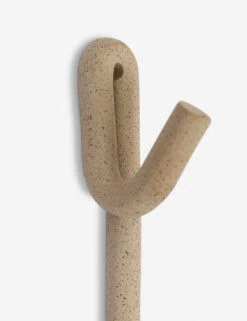 Leggy Long Wall Hook By SIN Ceramics 17 Leggy Long Wall Hook By SIN Ceramics -Home Furnishings SinCeramicsLeggyLongWallHook Speckled 5202