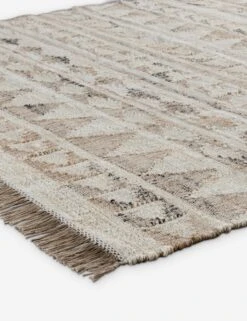 Solomon Jute Rug -Home Furnishings SolanaDistressedIvoryNatural 1