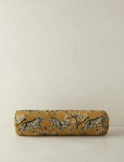 Tiger Bolster Pillow By Sarah Sherman Samuel