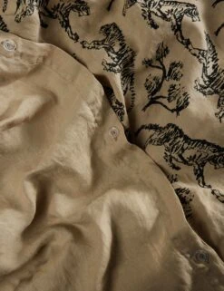 Tiger Hemp Duvet Cover By Sarah Sherman Samuel -Home Furnishings TigerHempReversible Queen Full A0656719 1 Product
