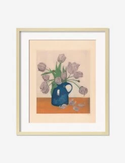 Tulips In A Pitcher Print By Frans Everbag -Home Furnishings TulipsinaPitcherNaturalMatted