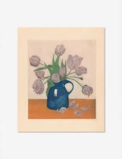 Tulips In A Pitcher Print By Frans Everbag -Home Furnishings TulipsinaPitcherUnframedPrint