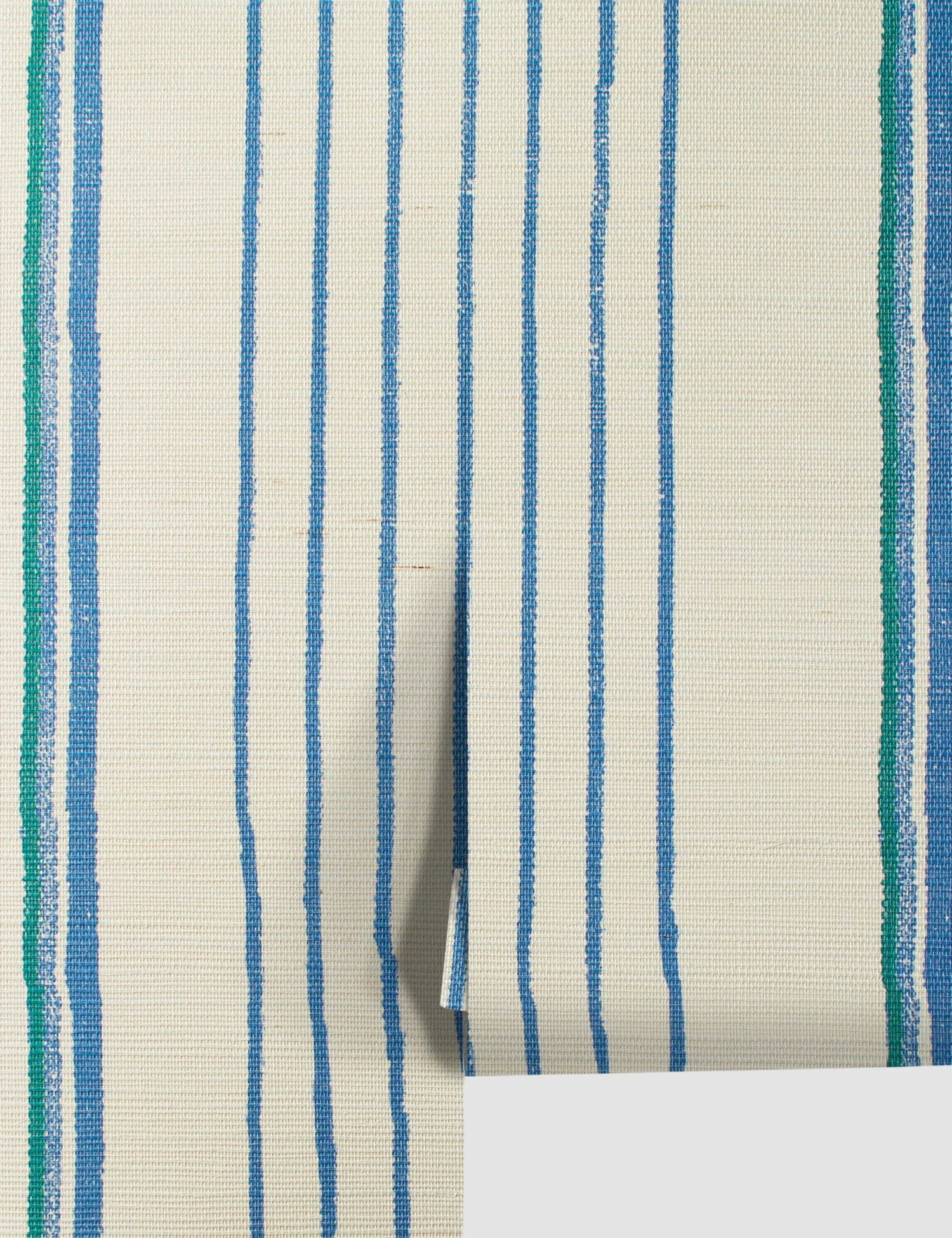 Two Tone Stripe Grasscloth Wallpaper By Nathan Turner 4 Two Tone Stripe Grasscloth Wallpaper By Nathan Turner - Image 4