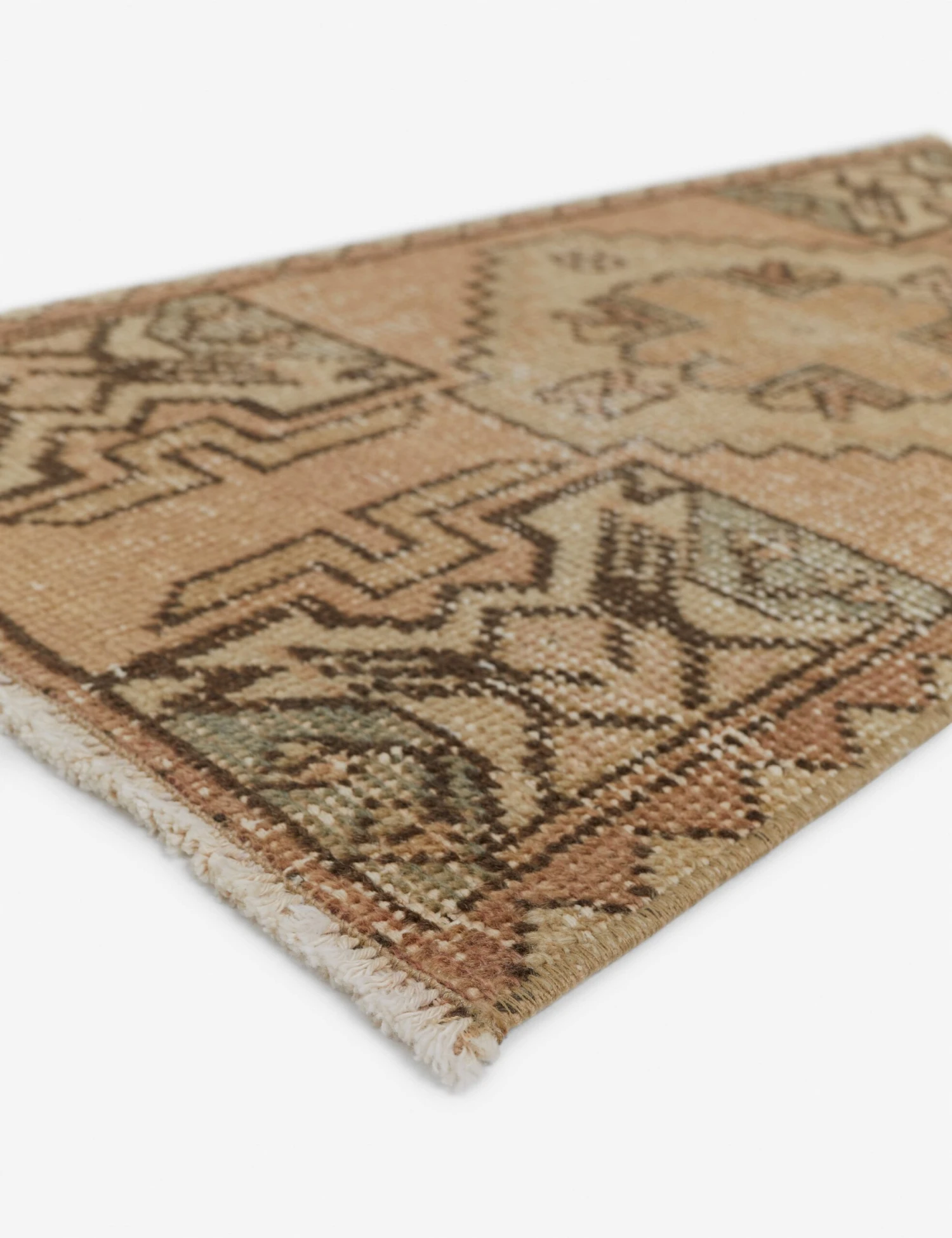 Vintage Turkish Mini Rug No. 100, 1'3" X 2'9" 2 Vintage Turkish Mini Rug No. 100, 1'3" X 2'9" - Image 2