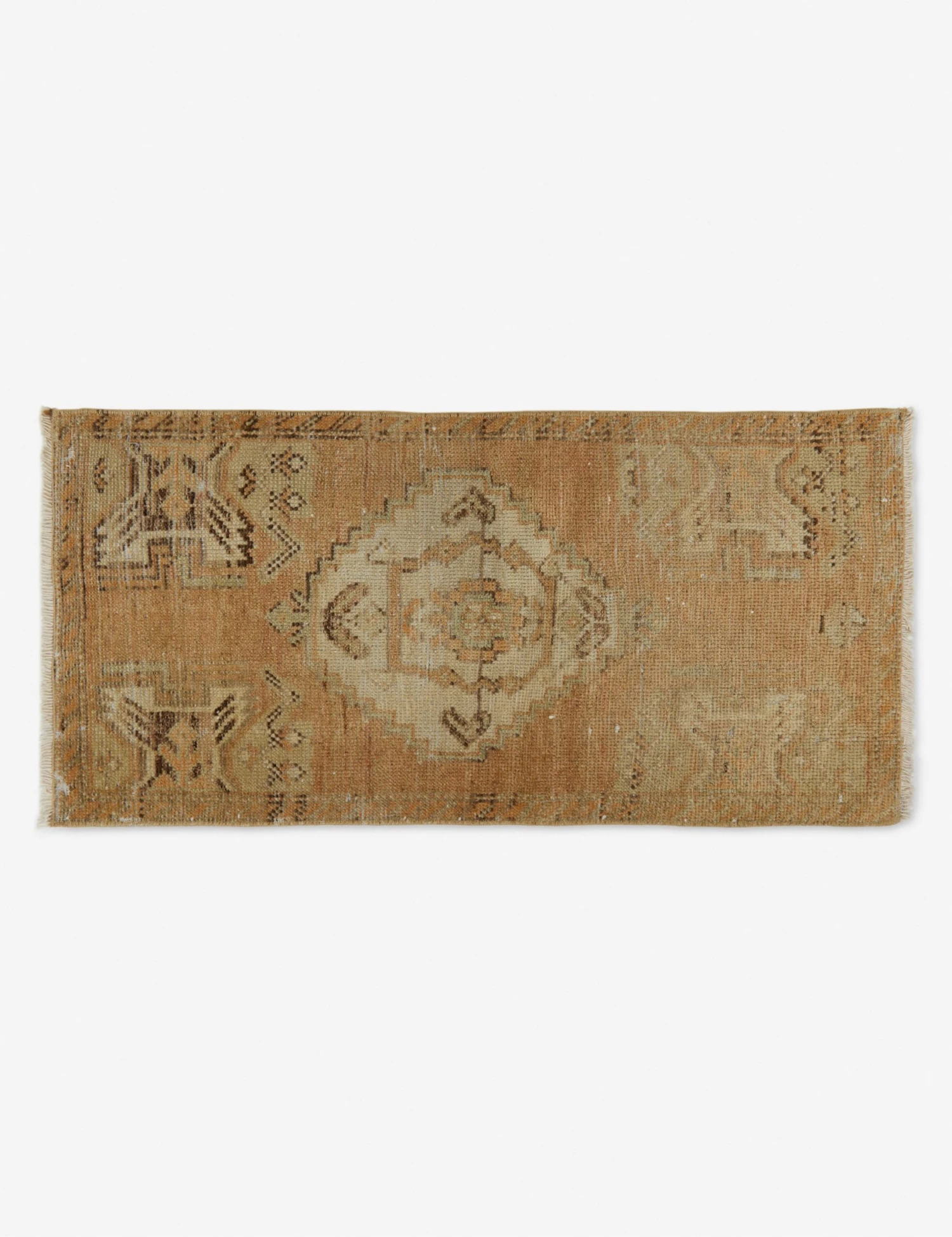 Vintage Turkish Mini Rug No. 102, 1'4" X 3'2"