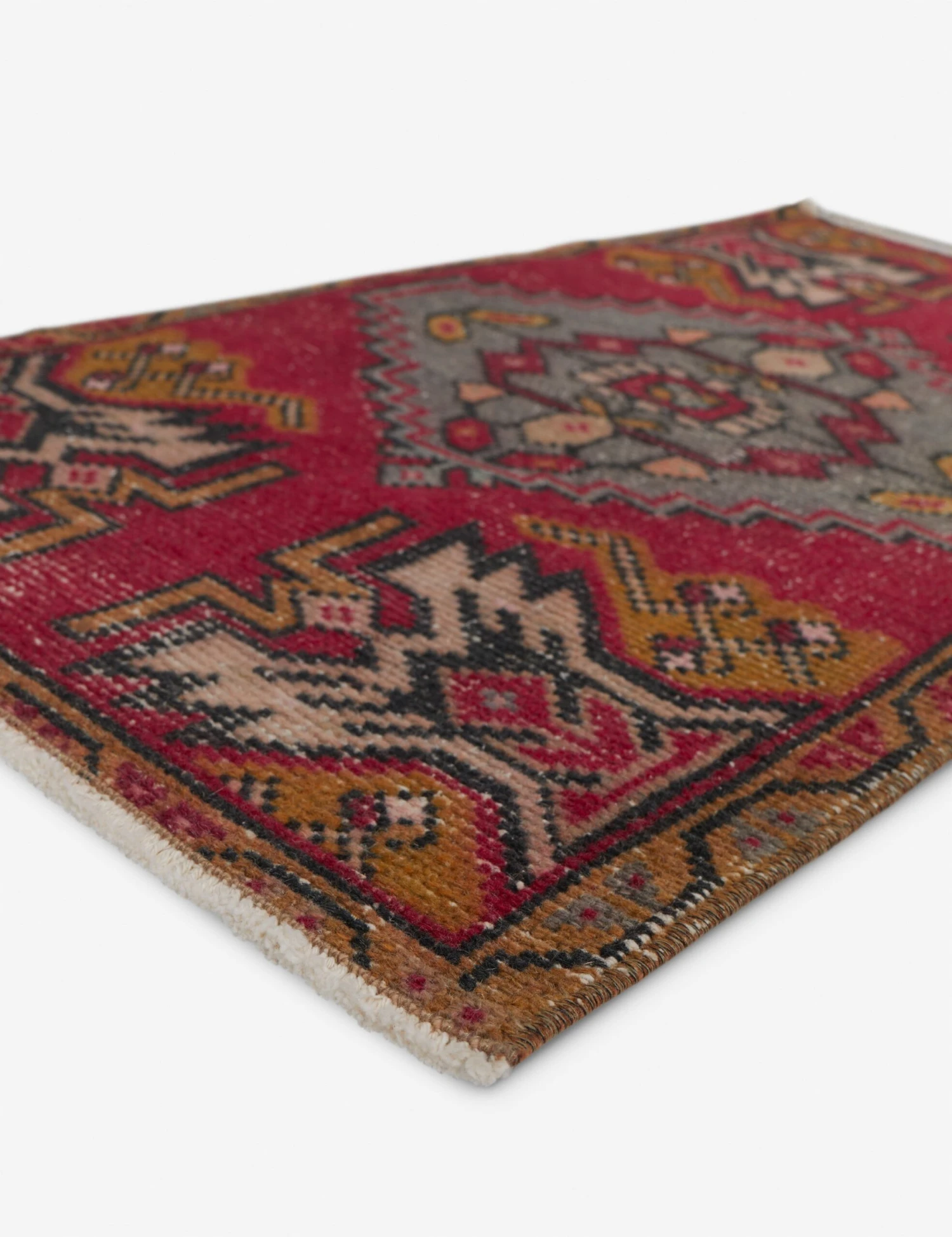 Vintage Turkish Mini Rug No. 109, 1'7" X 3'2" - Image 2