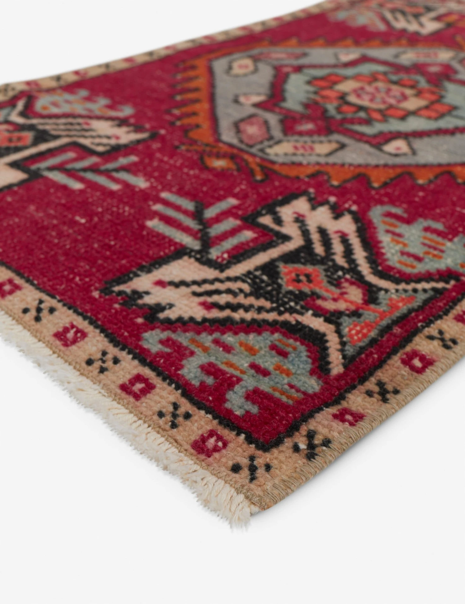 Vintage Turkish Mini Rug No. 110, 1'6" X 3' - Image 2