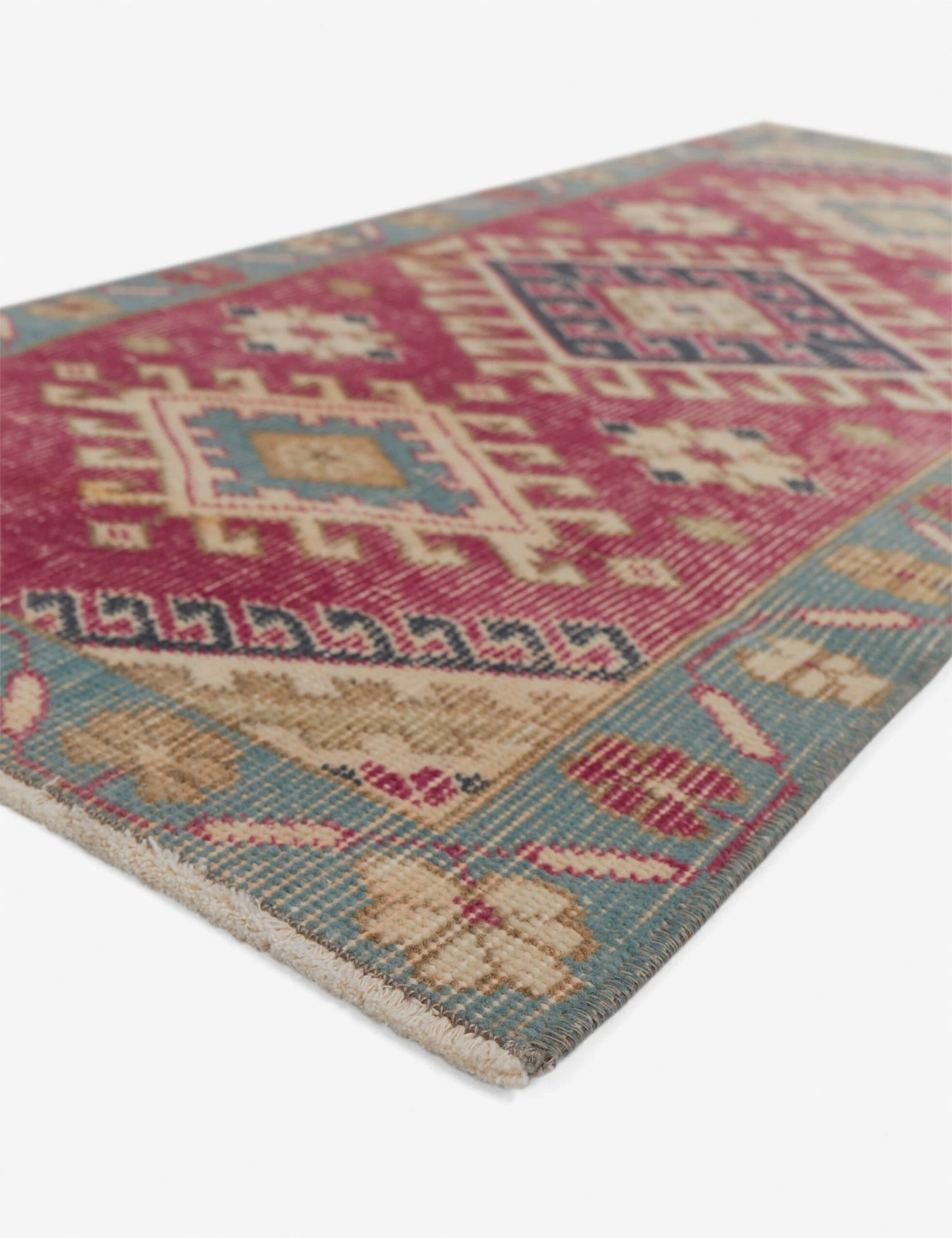 Vintage Turkish Mini Rug No. 127, 1'6" X 3'6" - Image 2