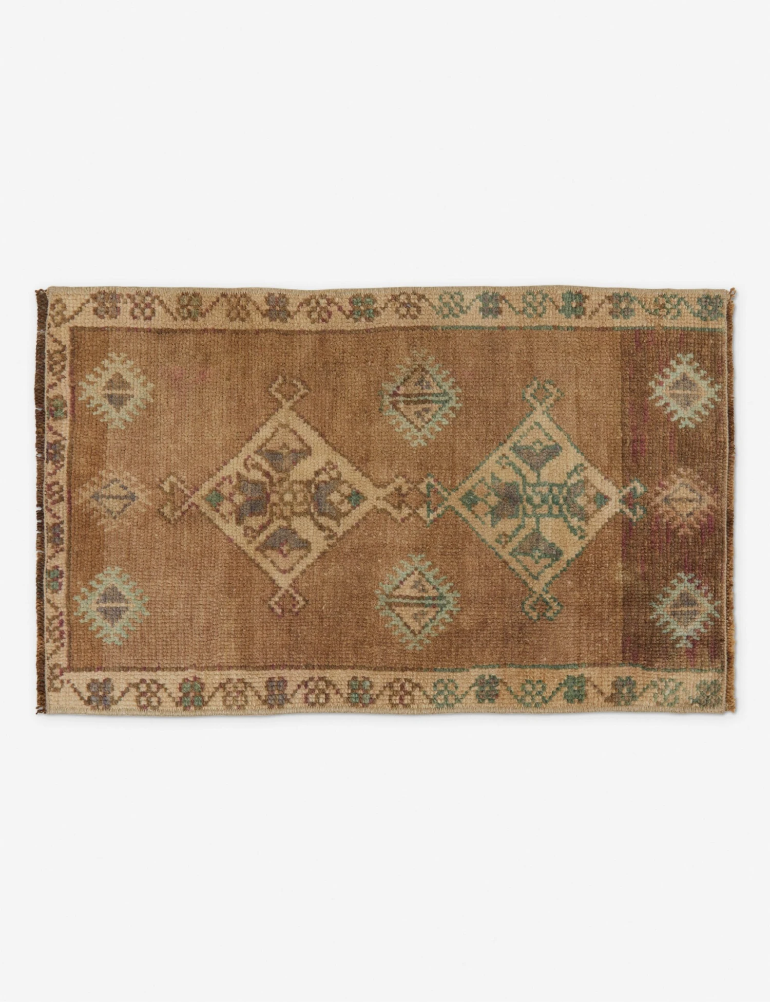 Vintage Turkish Mini Rug No. 131, 1'3" X 2'2" 1 Vintage Turkish Mini Rug No. 131, 1'3" X 2'2"
