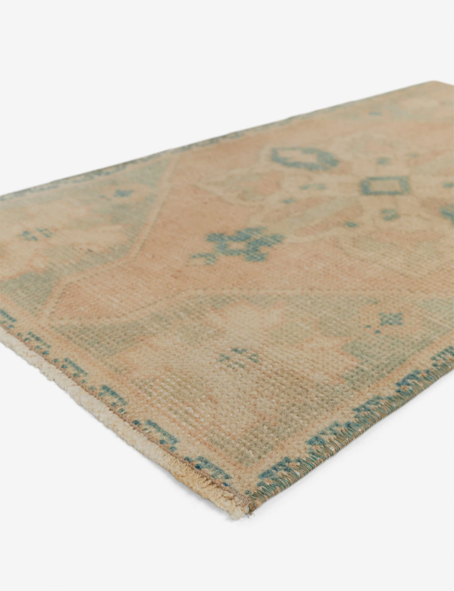 Vintage Turkish Mini Rug No. 142, 1'4" X 2'7" 2 Vintage Turkish Mini Rug No. 142, 1'4" X 2'7" - Image 2