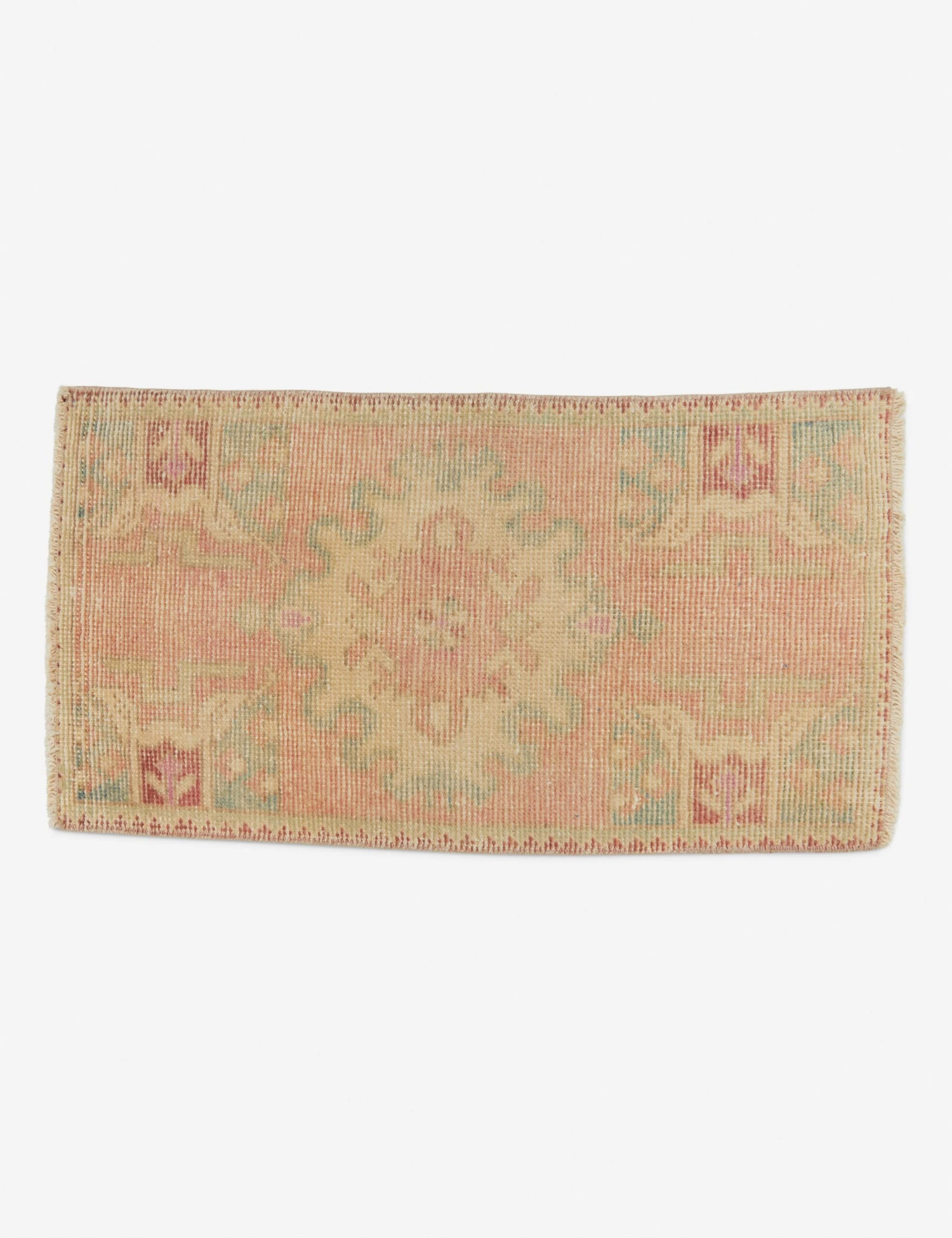 Vintage Turkish Mini Rug No. 185, 1'5" X 2'9" 1 Vintage Turkish Mini Rug No. 185, 1'5" X 2'9"