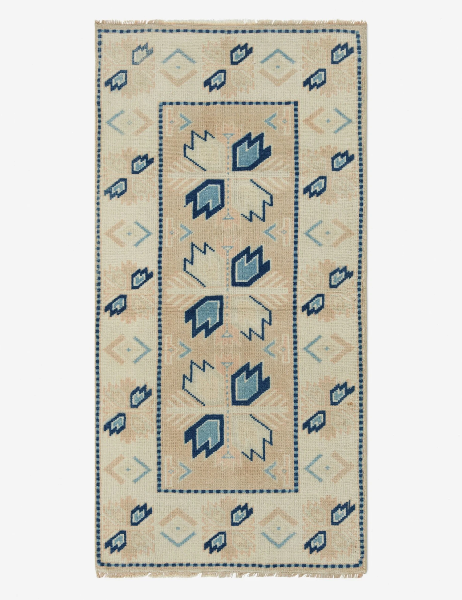 Vintage Turkish Rug No. 145, 2'4" X 4'8" 1 Vintage Turkish Rug No. 145, 2'4" X 4'8"