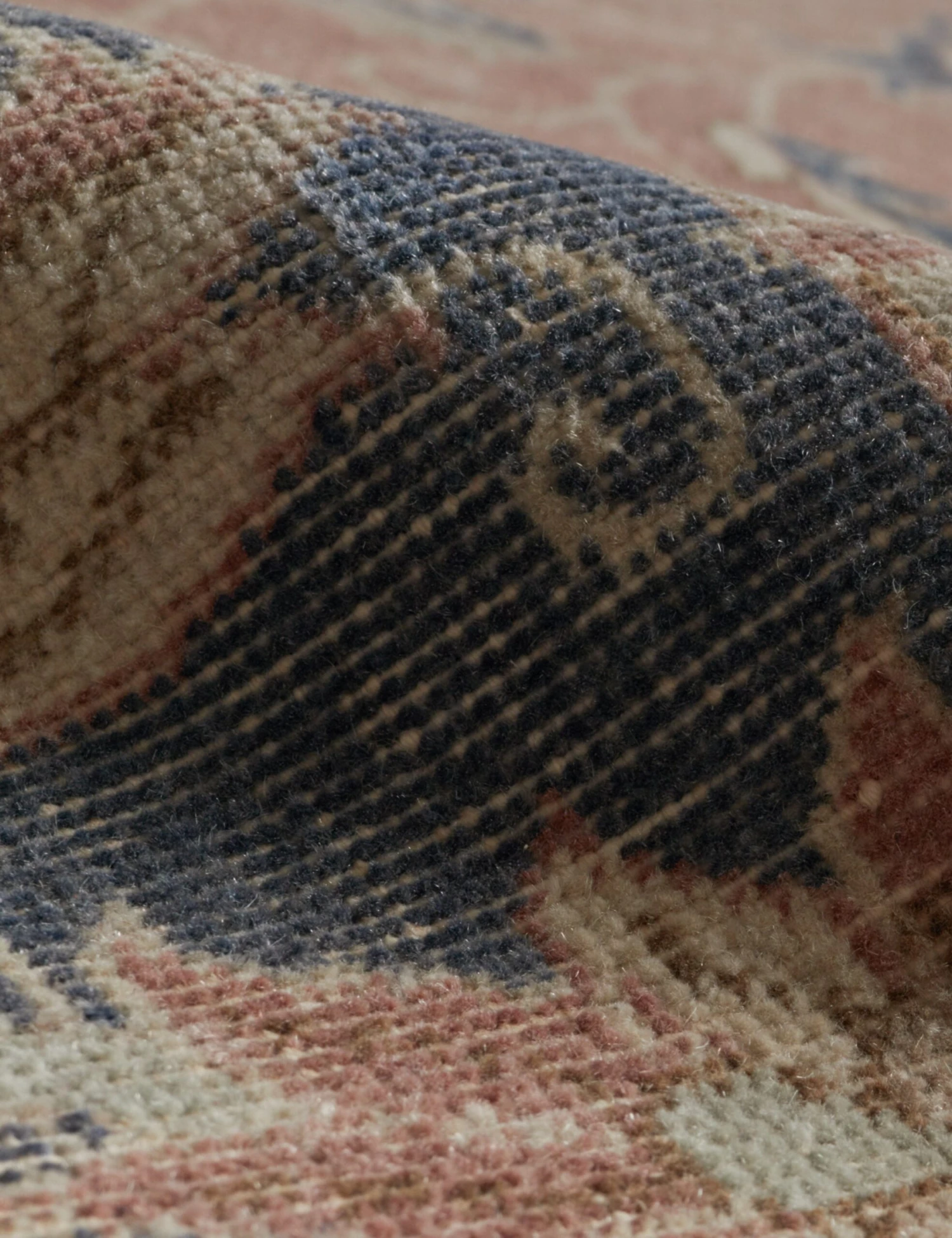 Vintage Turkish Hand-Knotted Wool Rug No. 167, 6'4" X 9'6" 3 Vintage Turkish Hand-Knotted Wool Rug No. 167, 6'4" X 9'6" - Image 3