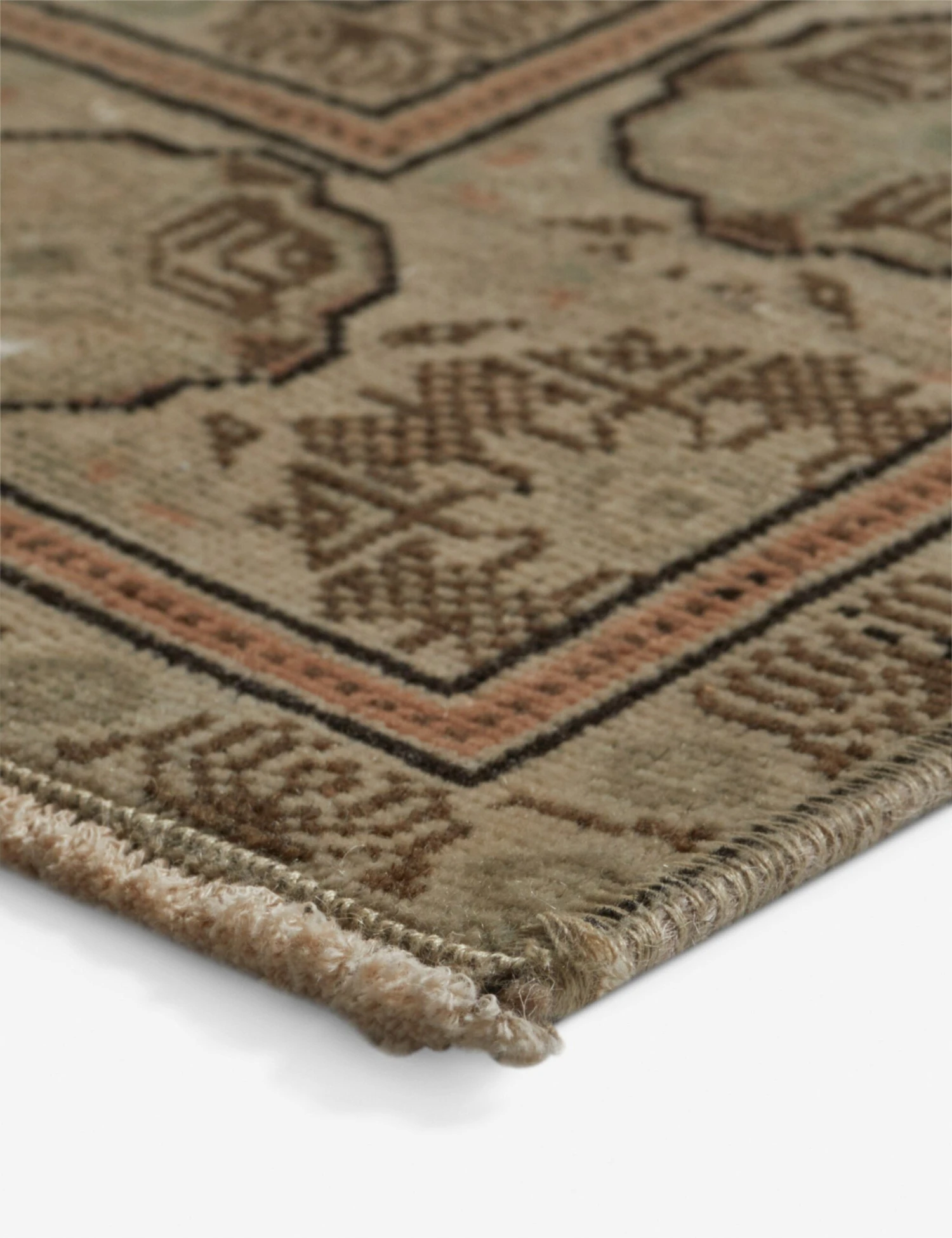 Vintage Turkish Hand-Knotted Wool Rug No. 169, 6'1" X 9'1" - Image 2