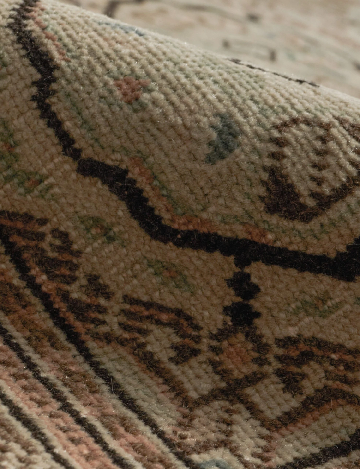 Vintage Turkish Hand-Knotted Wool Rug No. 169, 6'1" X 9'1" - Image 3