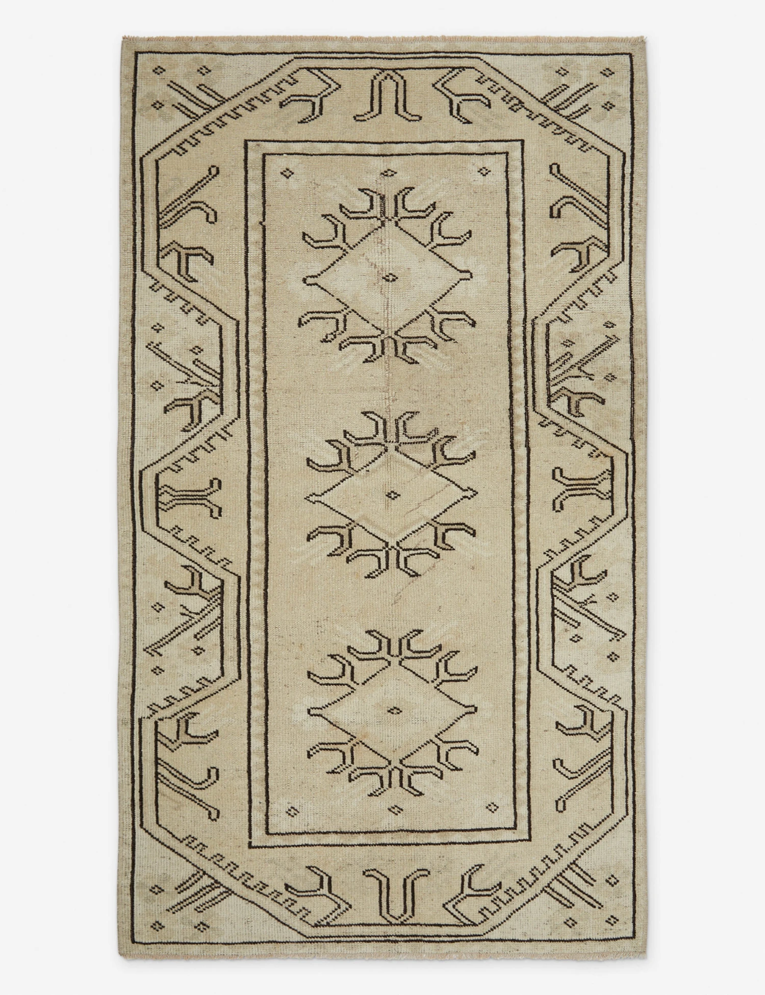 Vintage Turkish Rug No. 66 2'7" X 4'6" 1 Vintage Turkish Rug No. 66 2'7" X 4'6"