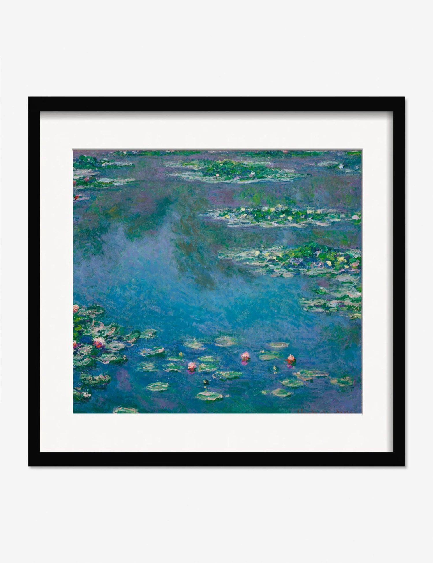 Water Lilies Print By Claude Monet 2 Water Lilies Print By Claude Monet - Image 2