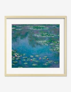 Water Lilies Print By Claude Monet 11 Water Lilies Print By Claude Monet -Home Furnishings WaterLiliesNaturalMatted