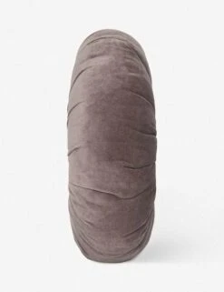 Monroe Velvet Round Pillow -Home Furnishings a06501331 monroe velvet pillow warm grey 2 1 b4a279b1 db60 4d97 9d33 abc76958bd4d