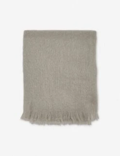 Aimee Mohair Throw -Home Furnishings aimee mohair throw warm grey a06517018 2904