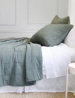 Antwerp Coverlet By Pom Pom At Home -Home Furnishings antwerpmoss