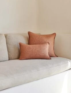 Arlo Linen Pillow -Home Furnishings arlo pillow vignettes 6653 site crop 2 rust c60f5442 6ecb 48ce abef c44f58a934d9