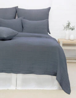 Arrowhead Textured Cotton Sham By Pom Pom At Home 8 Arrowhead Textured Cotton Sham By Pom Pom At Home -Home Furnishings arrowheadslate