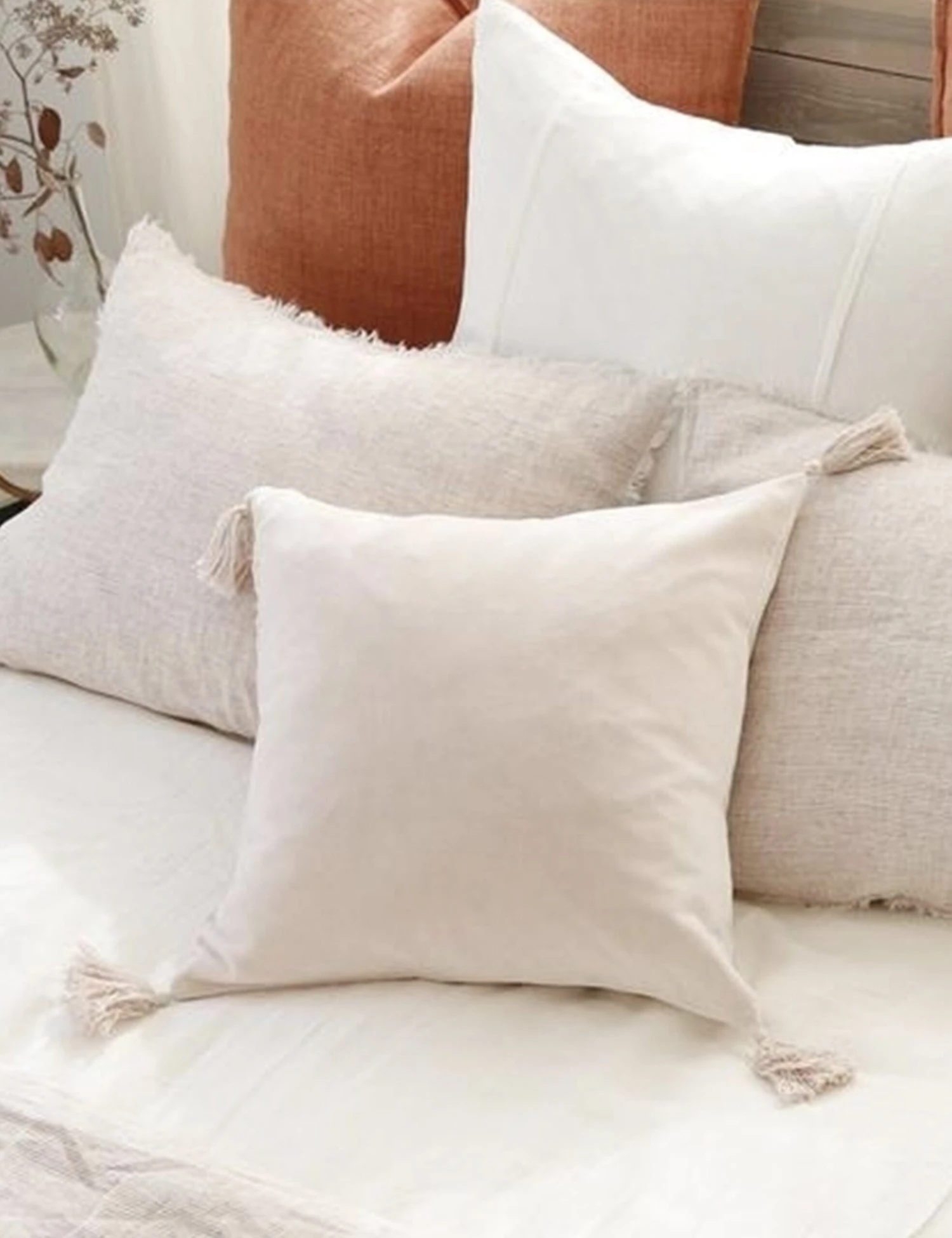 Bianca Velvet Pillow By Pom Pom At Home 5 Bianca Velvet Pillow By Pom Pom At Home - Image 5